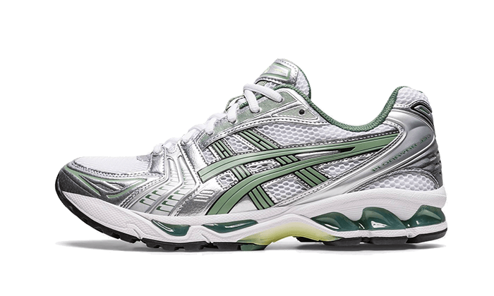 AsicsÂź Gel-Kayano 14 White Pure Silver Slate Grey