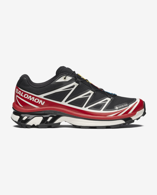 Salomon XT-6 Gore-Tex Black / Flame Scarlet / Vanilla Ice